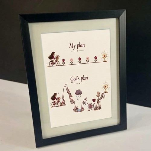 God plan framed - plan,