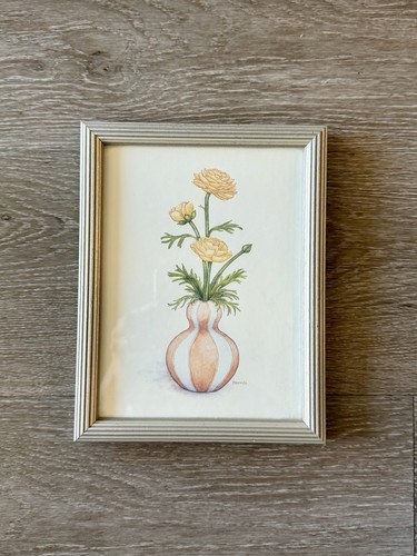 Vintage framed botanical print - vintage,
